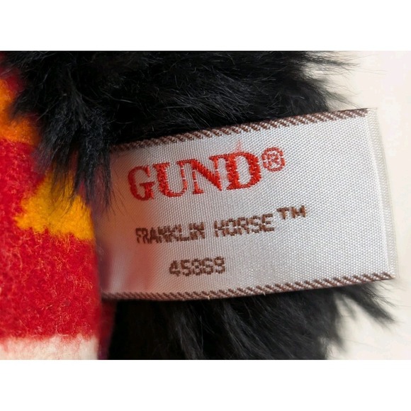 Pendleton Gund Franklin Horse Stuffed Animal Plush Red - Picture 6 of 8